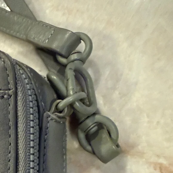 Thacker Elegant Gray green Crossbody Bag NWOT - Picture 5 of 11